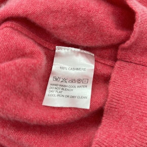 Michael’s Men’s 100% Cashmere Small Quarter Zip Sweater $295 MRRP - Picture 8 of 9